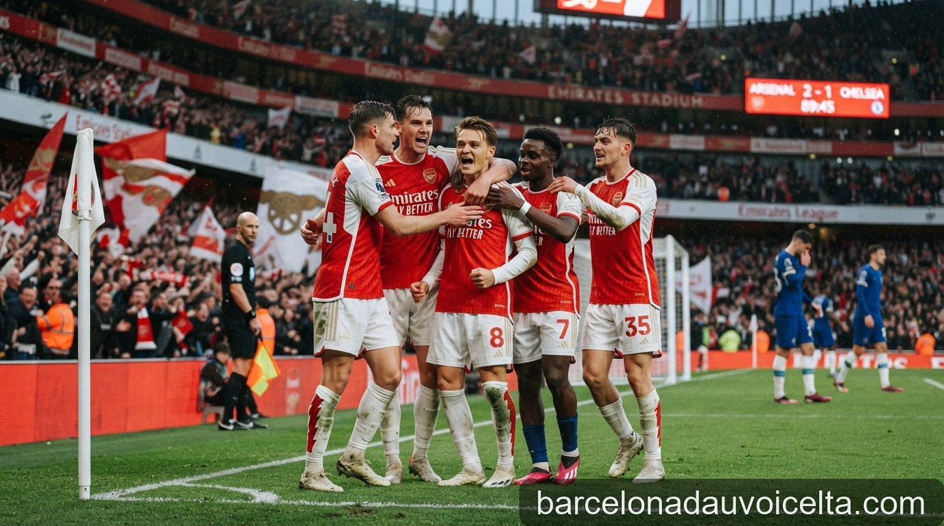 Arsenal khẳng định vị thế: Ngược dòng hạ Chelsea, nối dài mạch toàn thắng - 2