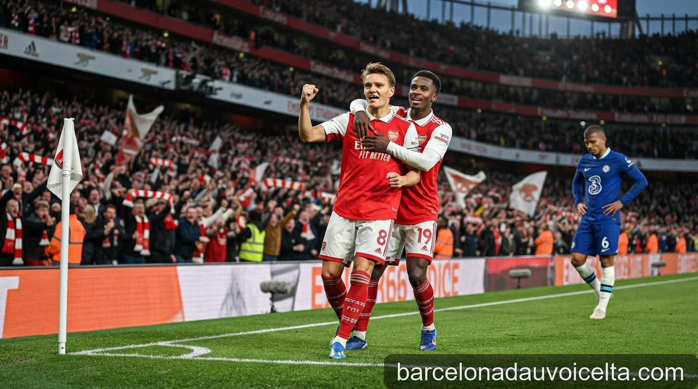Arsenal khẳng định vị thế: Ngược dòng hạ Chelsea, nối dài mạch toàn thắng